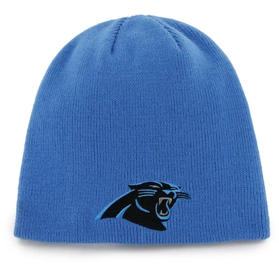 47 ' Blue Carolina Panthers Secondary Logo Knit Beanie