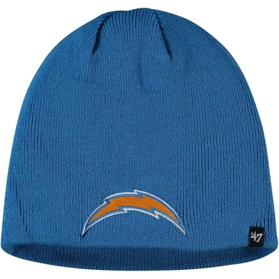 47 ' Powder Blue Los Angeles Chargers Primary Logo Knit Beanie