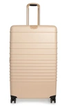 Beis The 29-inch Rolling Spinner Suitcase In Beige