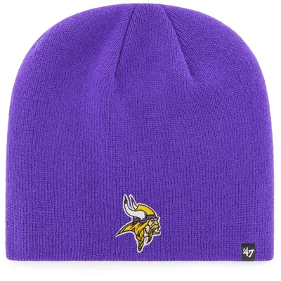 47 ' Purple Minnesota Vikings Secondary Logo Knit Beanie