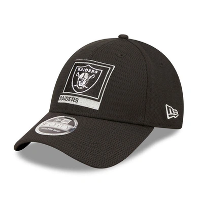 New Era Black Las Vegas Raiders Framed Af 9forty Snapback Hat