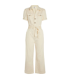 Paige Anessa Belted Jumpsuit In White