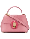 Dolce & Gabbana Lucia Tote Bag In Pink