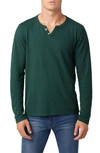 Joe's Wintz Henley Top In Dark Cedar