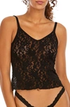 Hanky Panky Daily Lace Sheer Camisole In Black