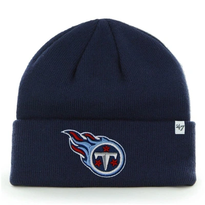 47 ' Navy Tennessee Titans Primary Basic Cuffed Knit Hat
