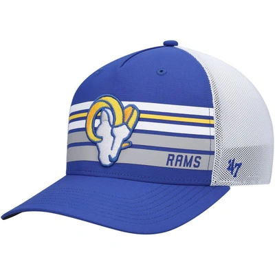 47 ' Royal/white Los Angeles Rams Altitude Ii Mvp Trucker Snapback Hat