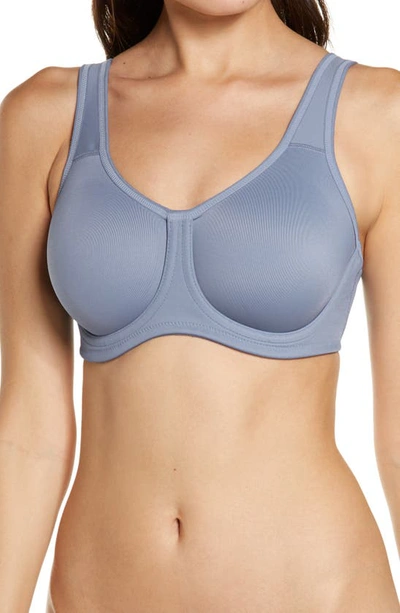 Wacoal Simone Sport Underwire Bra In Folkstone Gray