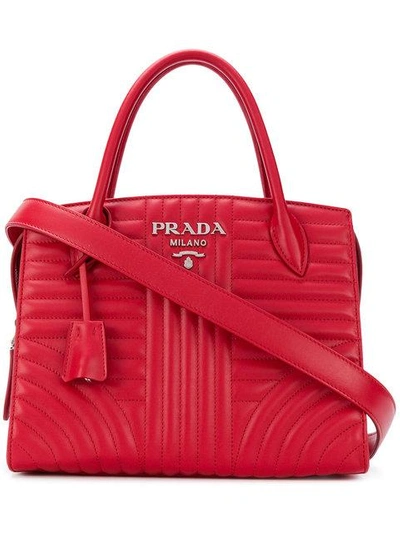 Prada Esplanade Quilted Tote Bag