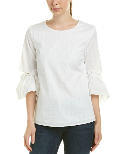 Cece By Cynthia Steffe Top In White