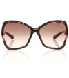 Tom Ford Astrid 61mm Geometric Sunglasses - Havana/ Rose Gold/ Roviex