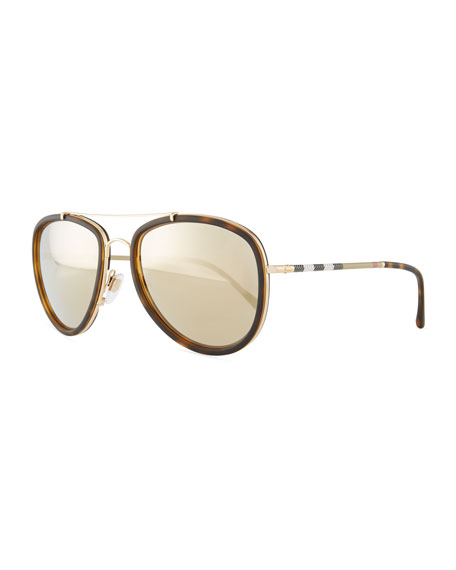 burberry mirrored sunglasses