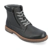 Vance Co. Vance Co Metcalf Lace-up Boot In Charcoal