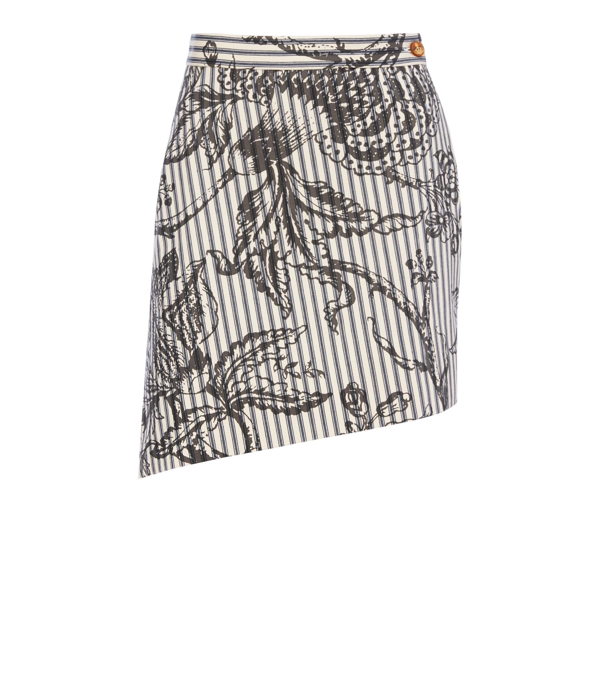 Vivienne Westwood Ticking Print Mini Infinity Skirt | ModeSens