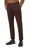 Ben Sherman Men's Slim-fit Stretch Five-pocket Branded Chino Pants In Peat