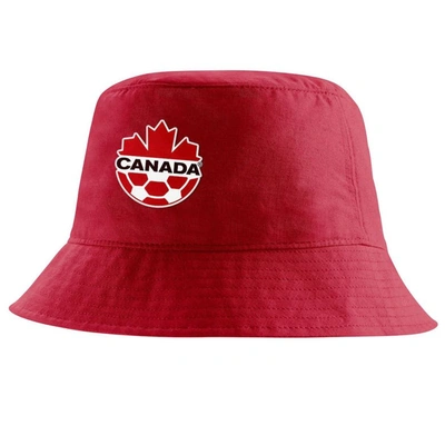 Nike Red Canada Soccer Core Bucket Hat