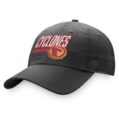 Top Of The World Charcoal Iowa State Cyclones Slice Adjustable Hat