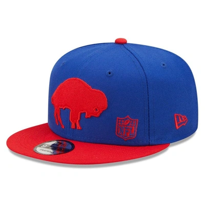 New Era Men's  Royal, Red Buffalo Bills Flawless 9fifty Snapback Hat In Royal,red