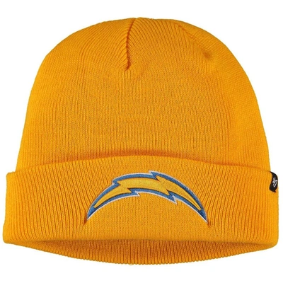 47 ' Gold Los Angeles Chargers Secondary Cuffed Knit Hat