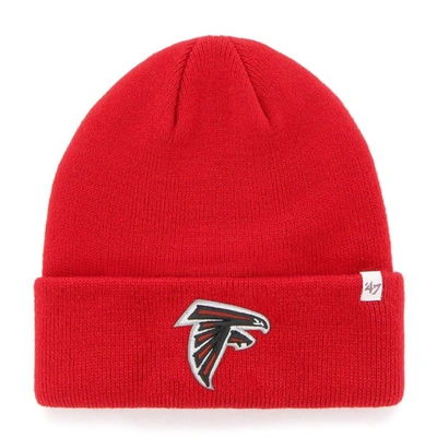 47 ' Red Atlanta Falcons Secondary Basic Cuffed Knit Hat