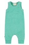 Paigelauren Babies' French Terry Romper In Green