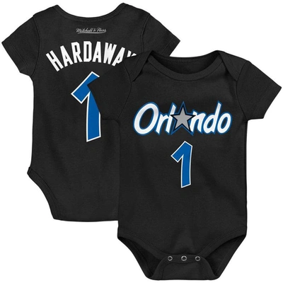 Mitchell & Ness Babies' Infant Boys And Girls  Penny Hardaway Black Orlando Magic Hardwood Classics Name And