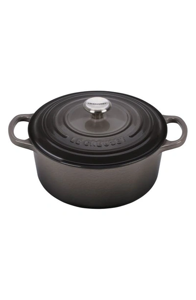 Le Creuset 3 1/2-quart Signature Round Enamel Cast Iron French/dutch Oven In Oyster