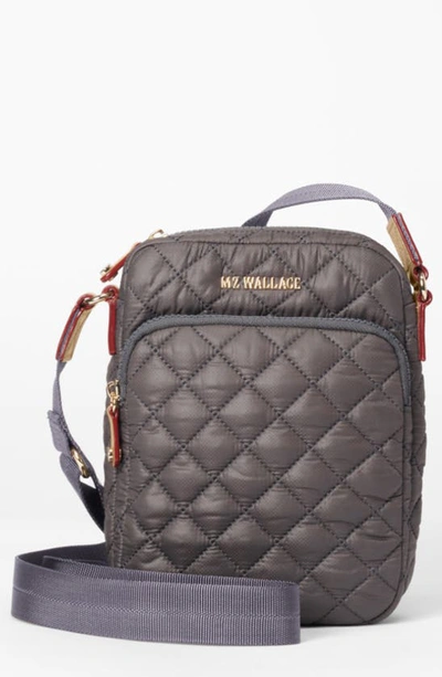 Mz Wallace Magnet Metro Crossbody In Grey