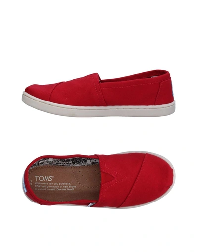 Toms Sneakers In Red
