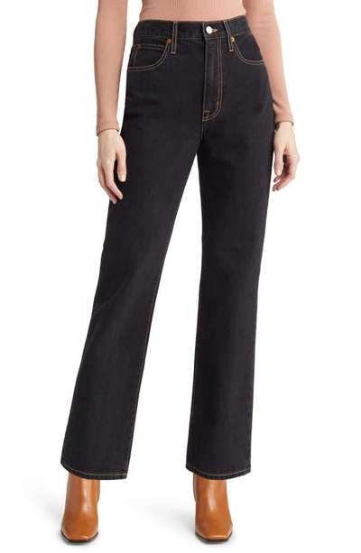 Slvrlake London High Rise Straight Jeans In Night Flight