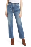 Slvrlake London High Waist Straight Leg Jeans In Monterey