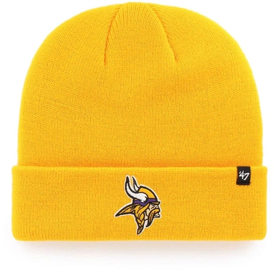 47 ' Gold Minnesota Vikings Secondary Basic Cuffed Knit Hat