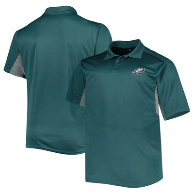 Profile Men's Midnight Green Philadelphia Eagles Big And Tall Team Color Polo Shirt