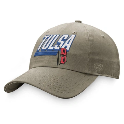 Top Of The World Khaki Tulsa Golden Hurricane Slice Adjustable Hat