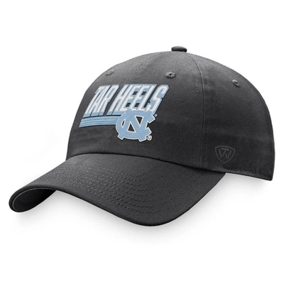 Top Of The World Charcoal North Carolina Tar Heels Slice Adjustable Hat