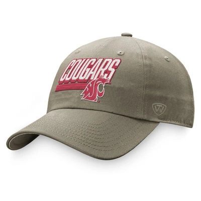 Top Of The World Khaki Washington State Cougars Slice Adjustable Hat