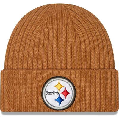 New Era Brown Pittsburgh Steelers Core Classic Cuffed Knit Hat