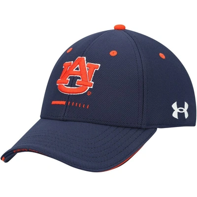 Under Armour Navy Auburn Tigers Blitzing Accent Performance Flex Hat