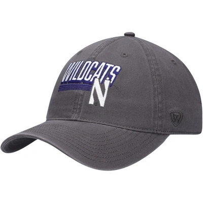 Top Of The World Charcoal Northwestern Wildcats Slice Adjustable Hat