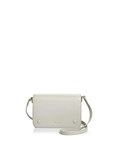 Steven Alan Cameron Leather Crossbody In Oyster/silver