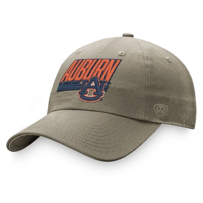 Top Of The World Khaki Auburn Tigers Slice Adjustable Hat