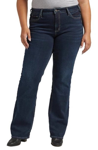 Silver Jeans Co. Suki Mid Rise Bootcut Jeans In Indigo