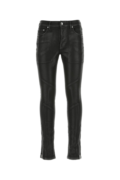 Purple Denim Jeans-34 Nd  Male In Black