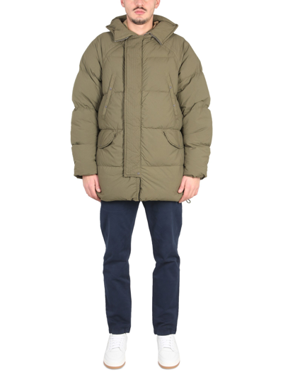 Ten C Hooded Jacket In Green