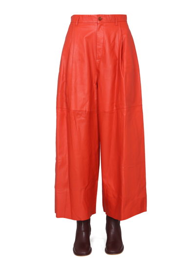 Alysi Wide Pants In Red