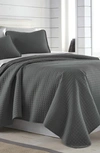 Southshore Fine Linens Vilano Springs Oversized Quilt Set In Slate