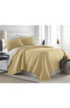 Southshore Fine Linens Vilano Springs Oversized Quilt Set In Gold