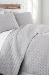 Southshore Fine Linens Ultra-soft Oversized Quilt Set In Steel Gray
