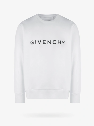 Givenchy Gray Archetype Sweatshirt In White