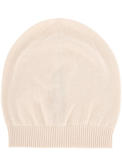 Rick Owens Ribbed Knit Beanie Hat